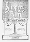 Slippery Elm:
                              That Raggy Tango - Sheet Music Cover