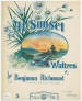 "At Sunset" Waltzes Sheet
                              Music Cover