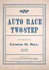 Auto Race Two Step Sheet Music Cover