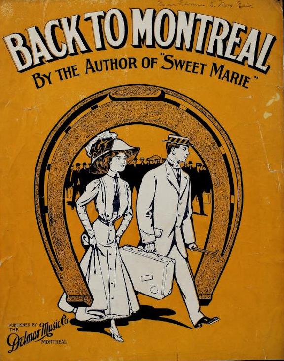 Back to Montréal
                              Sheet Music Cover