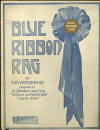 Blue Ribbon Rag Sheet Music Cover