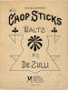 Chop Sticks Waltz Sheet Music Cover
