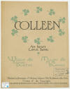 Colleen: An Irish Love Song Sheet
                              Music Cover
