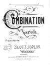 Combinaton March Sheet Music Cover