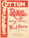 Cotton Pickers Rag: Original Cake
                              Walk Sheet Music Cover