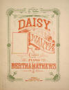 Daisy Waltz Sheet Music Cover