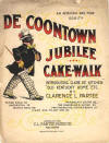 De C**ntown Jubilee: Cake Walk: An
                              African Ragtime Oddity Sheet Music Cover