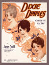 Dixie Dimples Sheet Music Cover