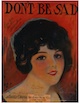 Sheet music cover for Don't Be Sad