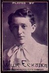 Photo of Willie Eckstein from Cover of
                            Sheet Music for "Floating Along"