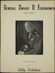 General Dwight D. Eisenhower (Ode to
                              Ike) Sheet Music Cover