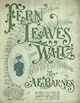 Fern Leaf Waltzes sheet music