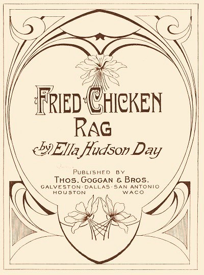 Sheet Music Cover for Fried Chicken
                            Rag