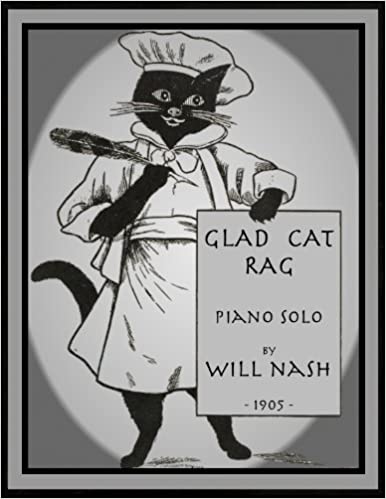 Sheet music cover for Glad Cats Rag