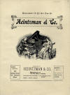 Heintzman & Co. Waltz Sheet
                                Music Cover