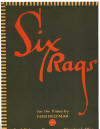 Folio Music Cover for Fred
                                  Heltman's Six Rags