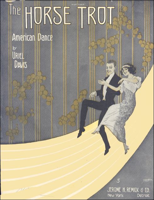 The Horse Trot: American Dance -
                                Sheet Music Cover