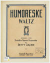 Humoreske Waltz Sheet Music Cover