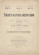 There's a Little Green Cabin Sheet
                              Music Cover
