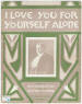 I Love You For Yourself Alone
                                  Sheet Music Cover