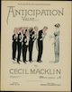 Anticipation: Valse sheet music cover