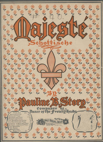 Majesté: Schottische Sheet Music
                              Cover