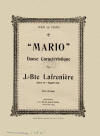 Mario: Danse Caracteristique
                                  Sheet Music Cover