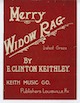 Sheet
                          music cover for Merry Widow Rag (Keithley)