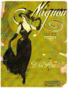 Mignon Novelette Two Step Sheet
                                  Music Cover
