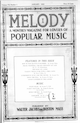 First page of Melody magazine (January
                            1924)