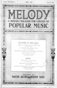 Cover of Melody magazine (April
                              1924)