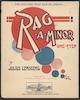Sheet music cover for Rag-A-Minor
                          (Lenzberg)