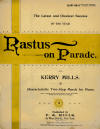 Rastus on Parade Sheet Music Cover