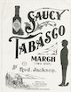 Saucy Tobasco Sheet Music Cover Art