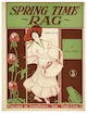 Sheet music cover
                          for Springtime Rag (Paul Pratt)