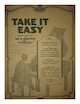 Sheet music cover for Take It Easy
                            (Axel Christensen)