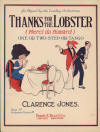 Thanks for the Lobster (Merci du
                              Homard) Sheet Music Cover