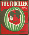 The Thriller Rag Sheet Music Cover