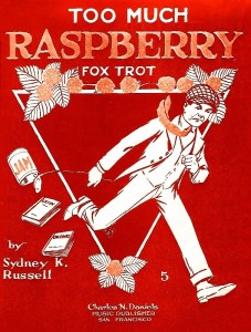 Too Much Raspberry Sheet Music Cover