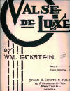 Valse de Luxe Sheet Music Cover