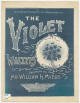 The Violet Waltzes Sheet Music Cover