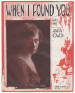 When I Found You Sheet Music Cover